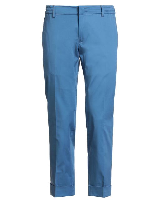 Messagerie Blue Patrizio Piscaglia Slate Pants Cotton, Elastane for men