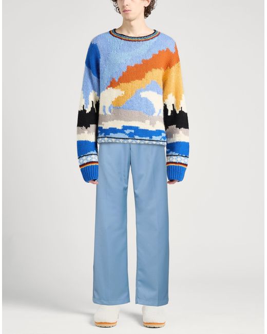 Dickies Blue Pants Polyester, Wool for men