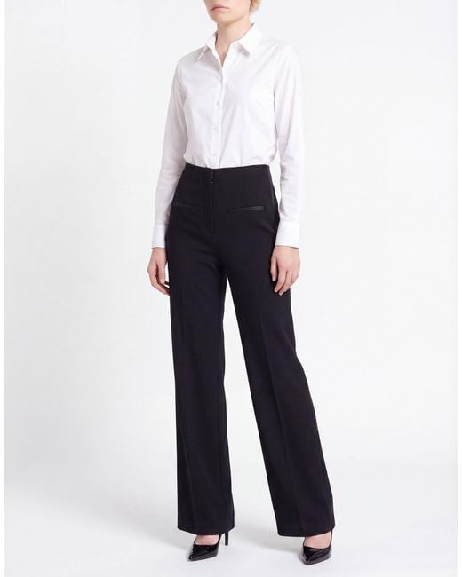 Max Mara Black Pants Virgin Wool