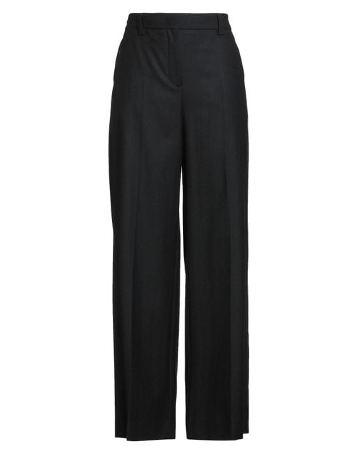 Incotex Black Pants Virgin Wool