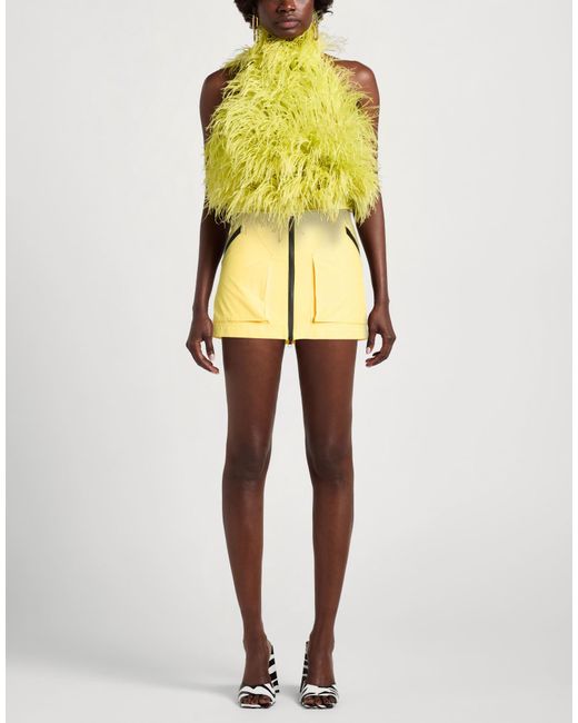 Patrizia Pepe Yellow Mini Skirts