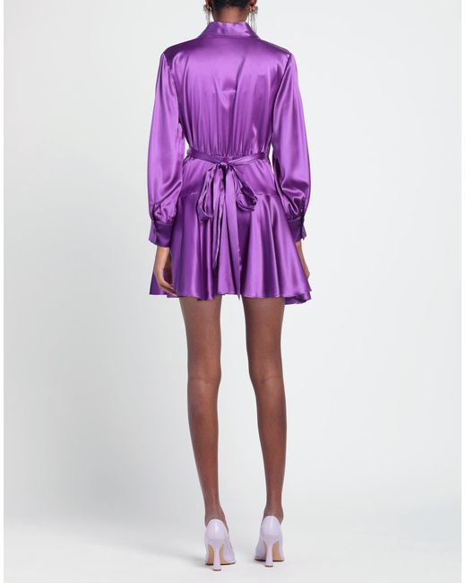 Jucca Purple Mini Dress