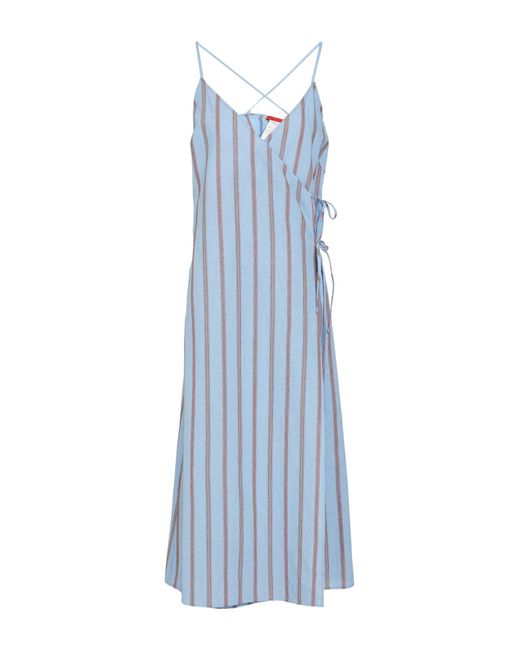MAX&Co. Blue Midi Dress