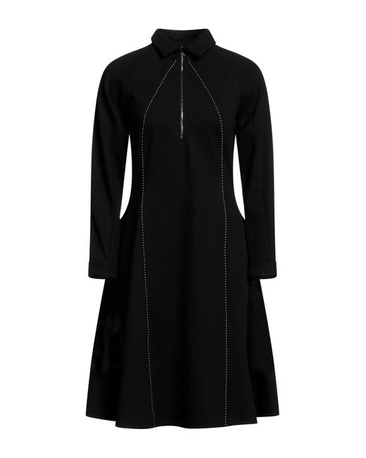 High Black Mini Dress