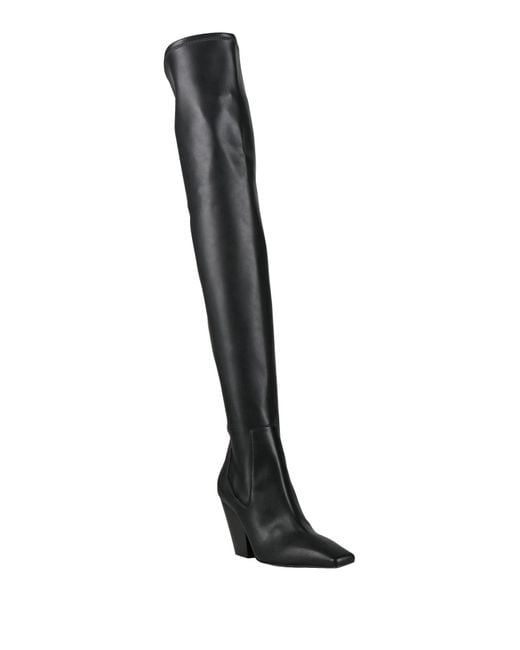 Casadei Black Boot Leather
