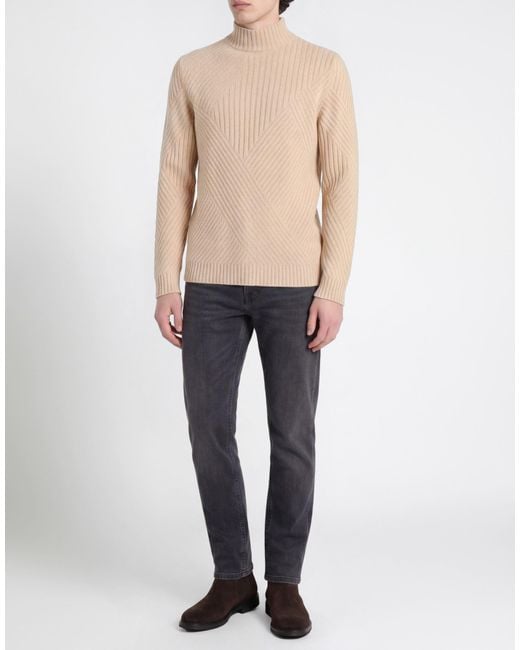 Dondup Natural Turtleneck Wool, Cashmere for men