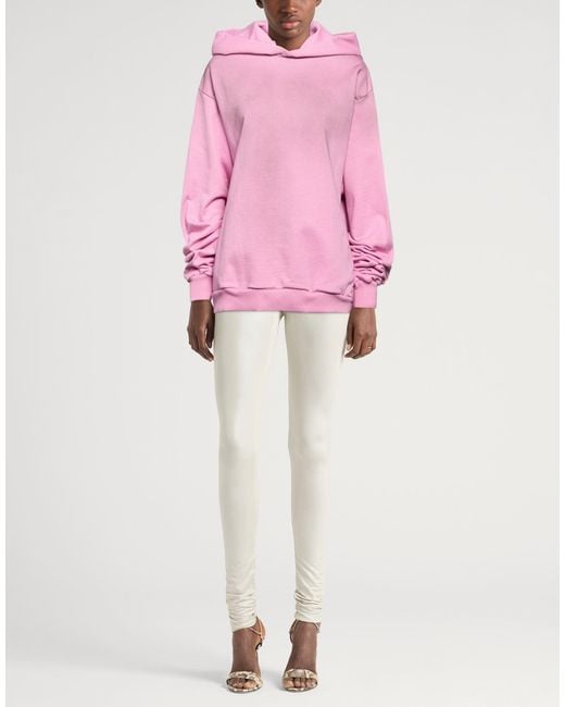 Acne Pink Sweatshirt Organic Cotton, Recycled Polyester