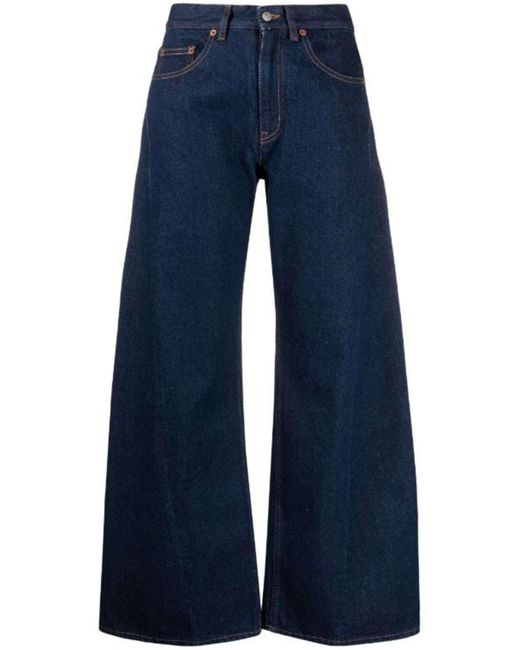 Pantalon en jean MM6 by Maison Martin Margiela en coloris Blue