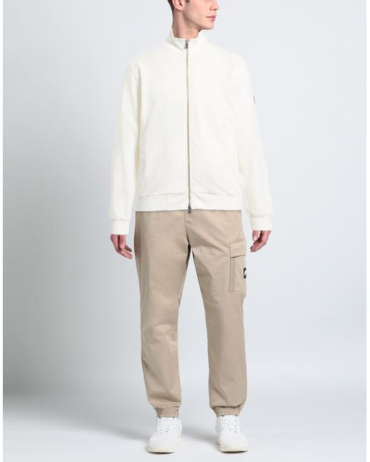 Cooperativa Pescatori Posillipo White Sweatshirt Cotton, Elastane for men