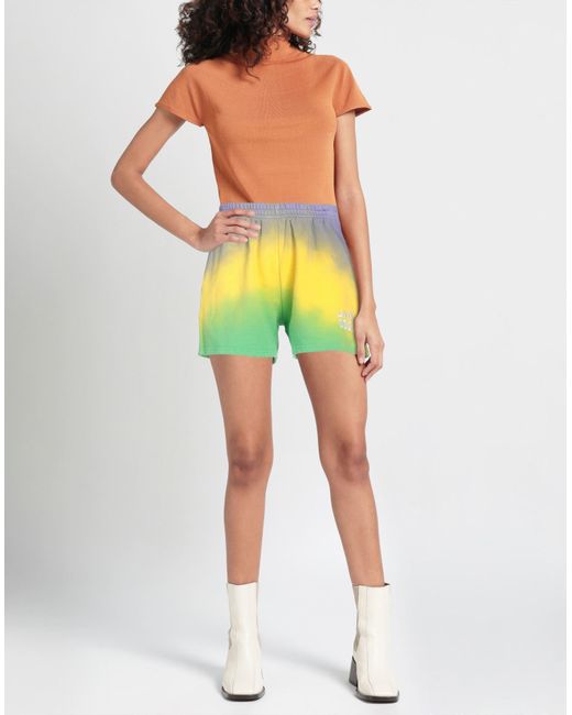 LIVINCOOL Yellow Shorts & Bermuda Shorts