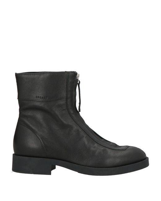 COPENHAGEN Black Ankle Boots Calfskin