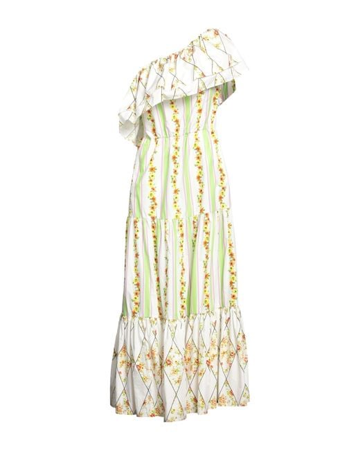 MSGM Metallic Maxi Dress