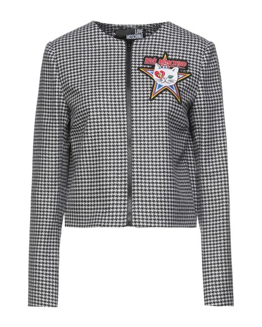 Love Moschino Gray Suit Jacket
