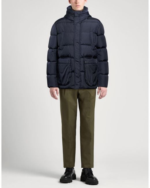 Herno Blue Puffer Polyamide for men