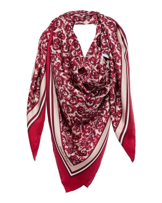 Ferragamo Red Scarf