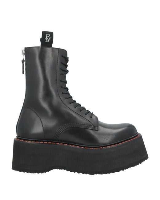 R13 Black Stiefelette