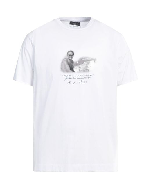 Tombolini White Zero Gravity T-Shirt Cotton for men