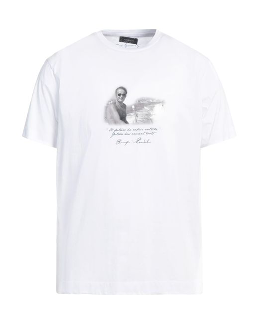Tombolini White Zero Gravity T-Shirt Cotton for men