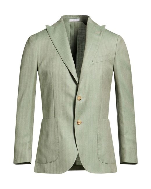 Boglioli Green Blazer for men
