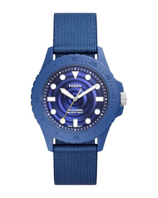 Fossil Armbanduhr in Blue für Herren