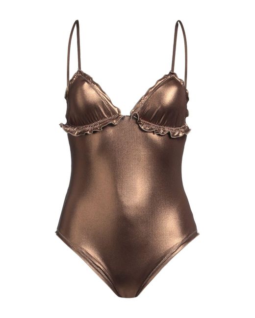 WIKINI Brown One-piece Swimsuit