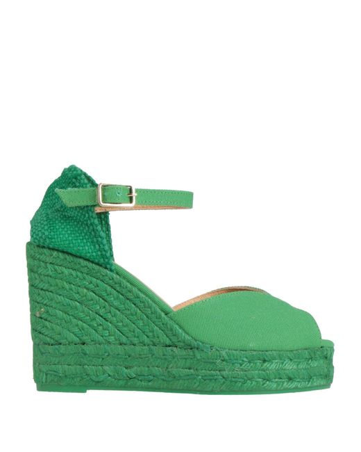 Castaner Green Espadrilles