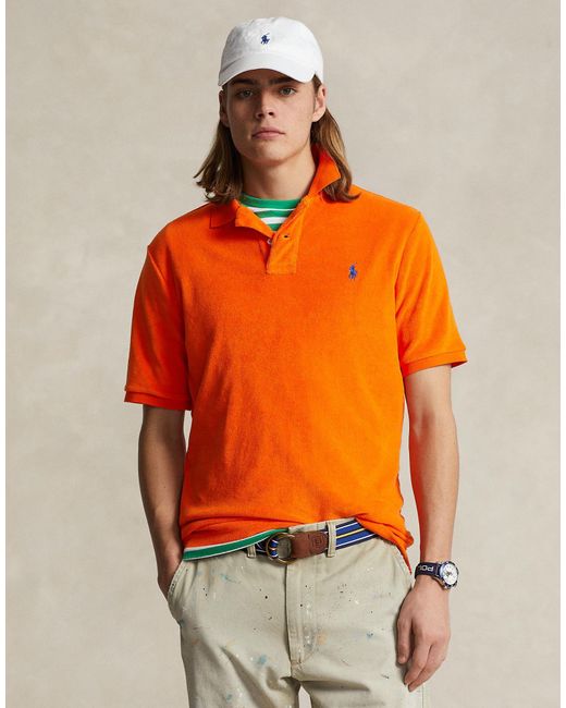 Polo Ralph Lauren Orange Polo Shirt for men