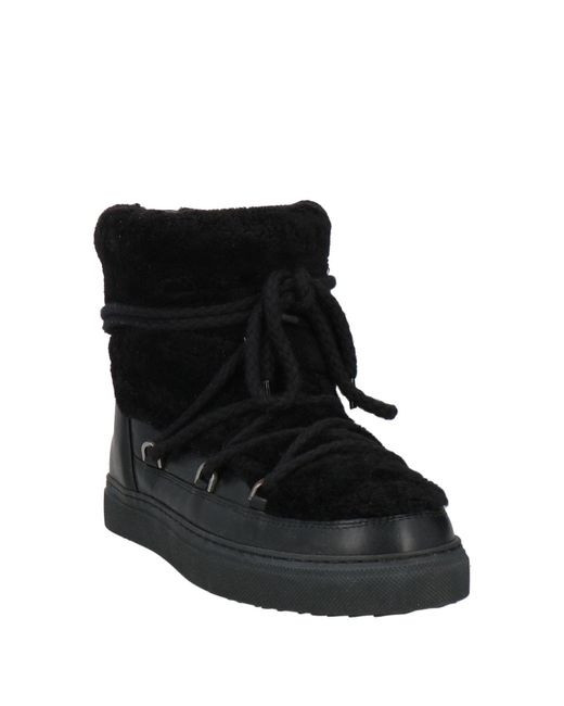 Inuikii Black Ankle Boots Shearling