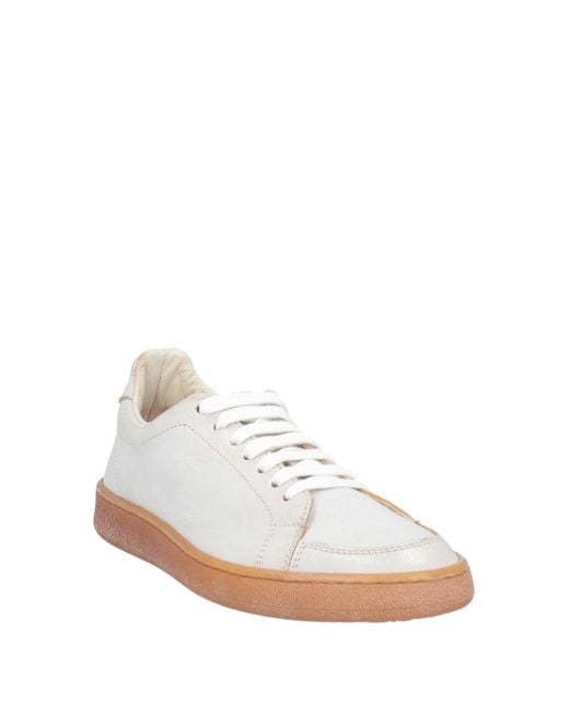 Moma White Sneakers Leather
