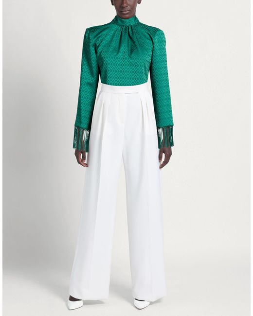 alma sanchez Green Top Polyester, Elastane