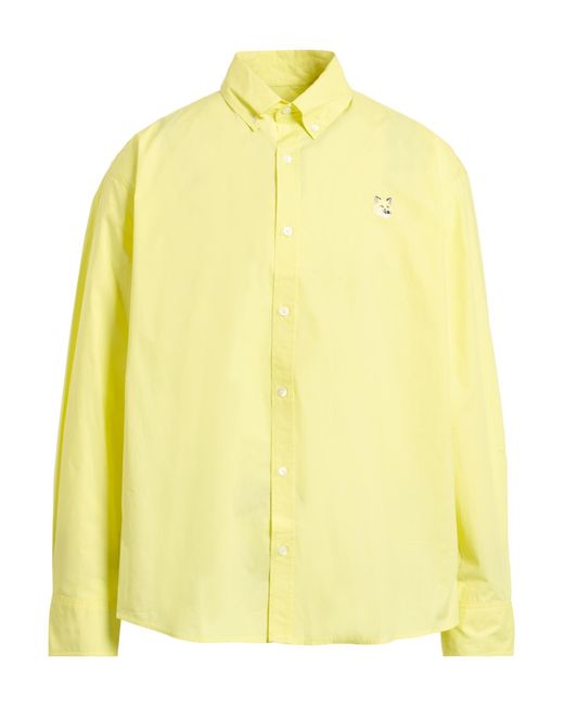 Maison Kitsuné Yellow Shirt for men