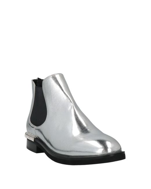 My Twin White Ankle Boots Soft Leather