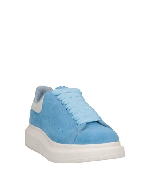 Alexander mcqueen hot sale blue trainers