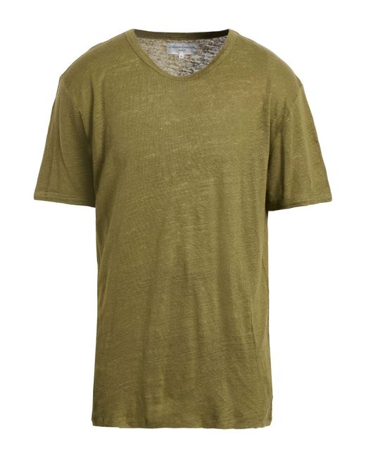 Officine Generale Green T-Shirt for men