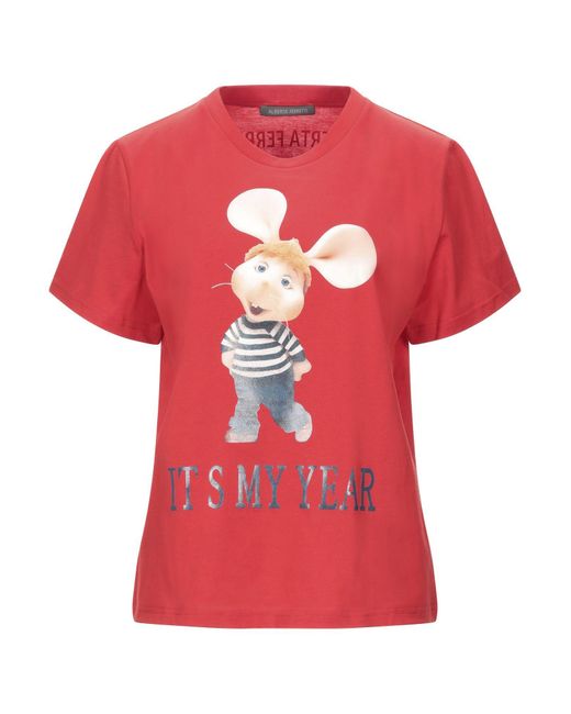 Alberta Ferretti Red T-shirt