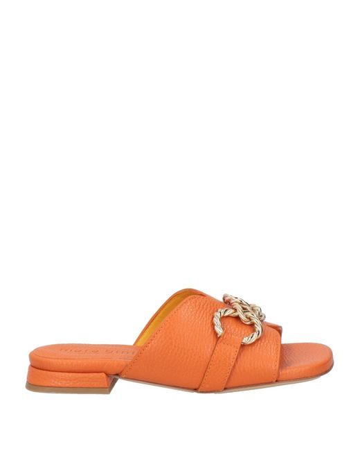 Mara Bini Orange Sandals