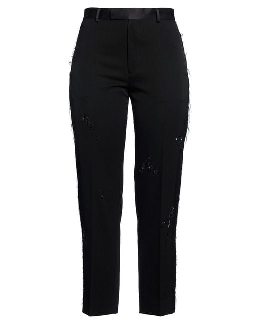 Undercover Black Pants Wool