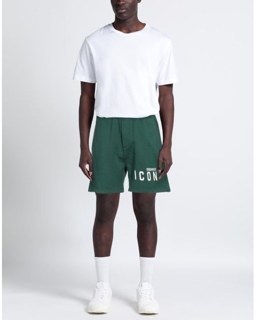 DSquared² Green Shorts & Bermuda Shorts for men