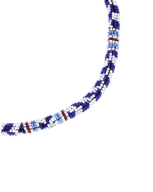Isabel Marant Blue Necklace Metal, Plastic