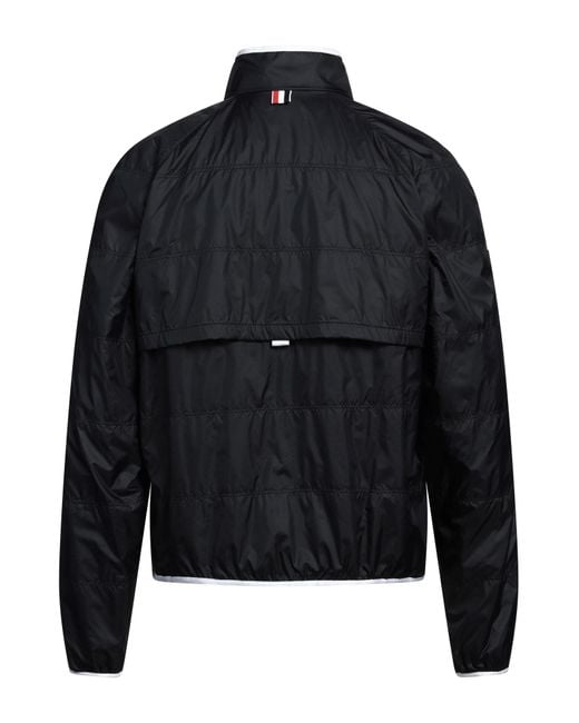Thom Browne Black Jacket Nylon for men