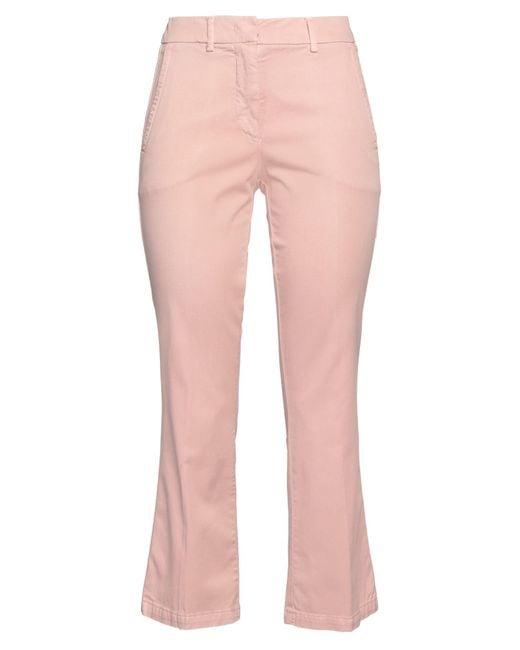 19.70 Nineteen Seventy Pink Pants Cotton, Elastane