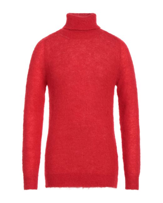 Mauro Grifoni Turtleneck in Red for Men | Lyst UK