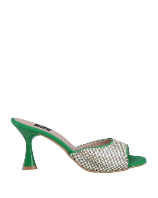 Islo Isabella Lorusso Green Sandals Textile Fibers
