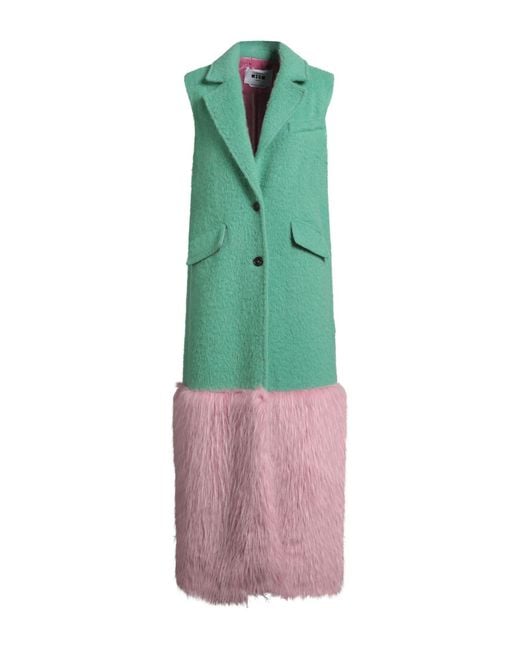 Abrigo MSGM de color Green
