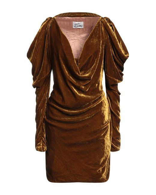 Vivienne Westwood Brown Short Dress