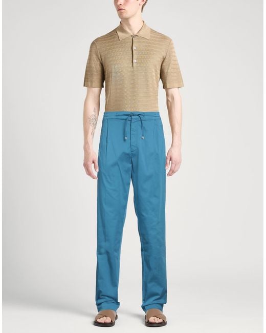 Pantalone di Lardini in Blue da Uomo