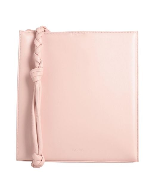Jil Sander Pink Cross-Body Bag Ovine Leather