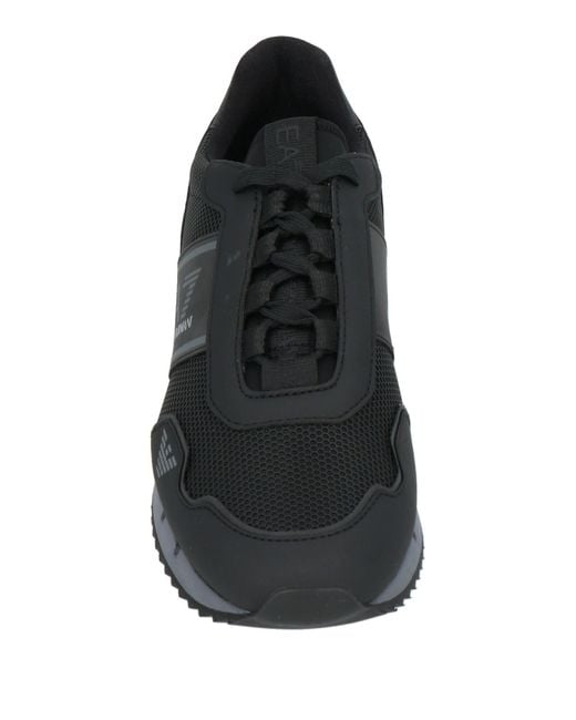EA7 Black Sneakers for men