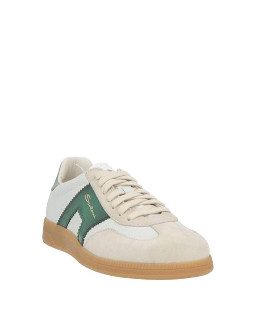 Santoni Green Trainers for men