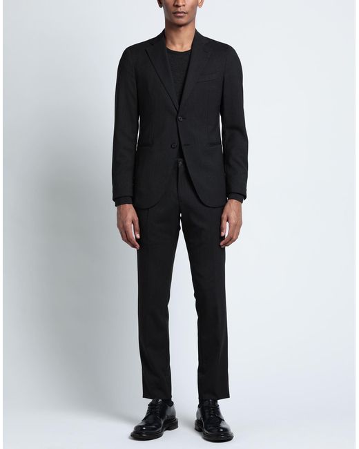 Santaniello Black Suit for men